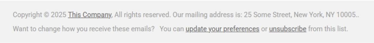 Email Unsubscribe