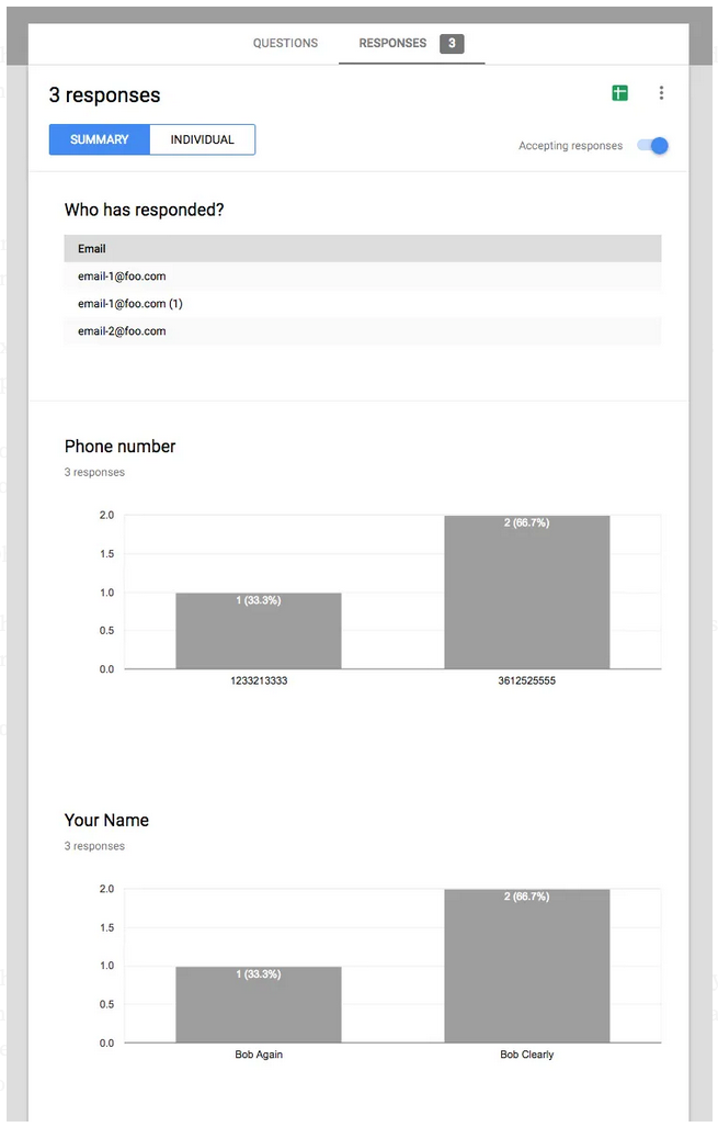 Google Forms