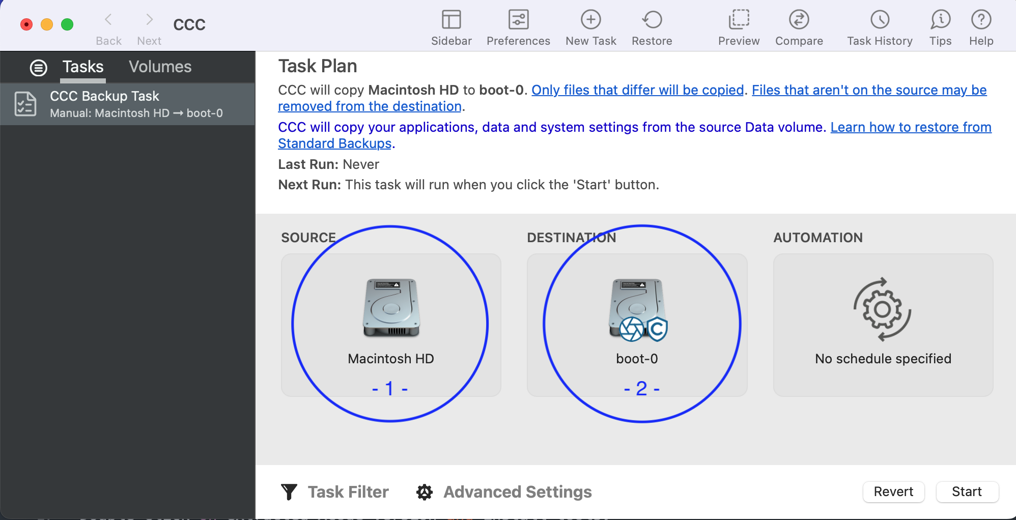 Carbon Copy Cloner