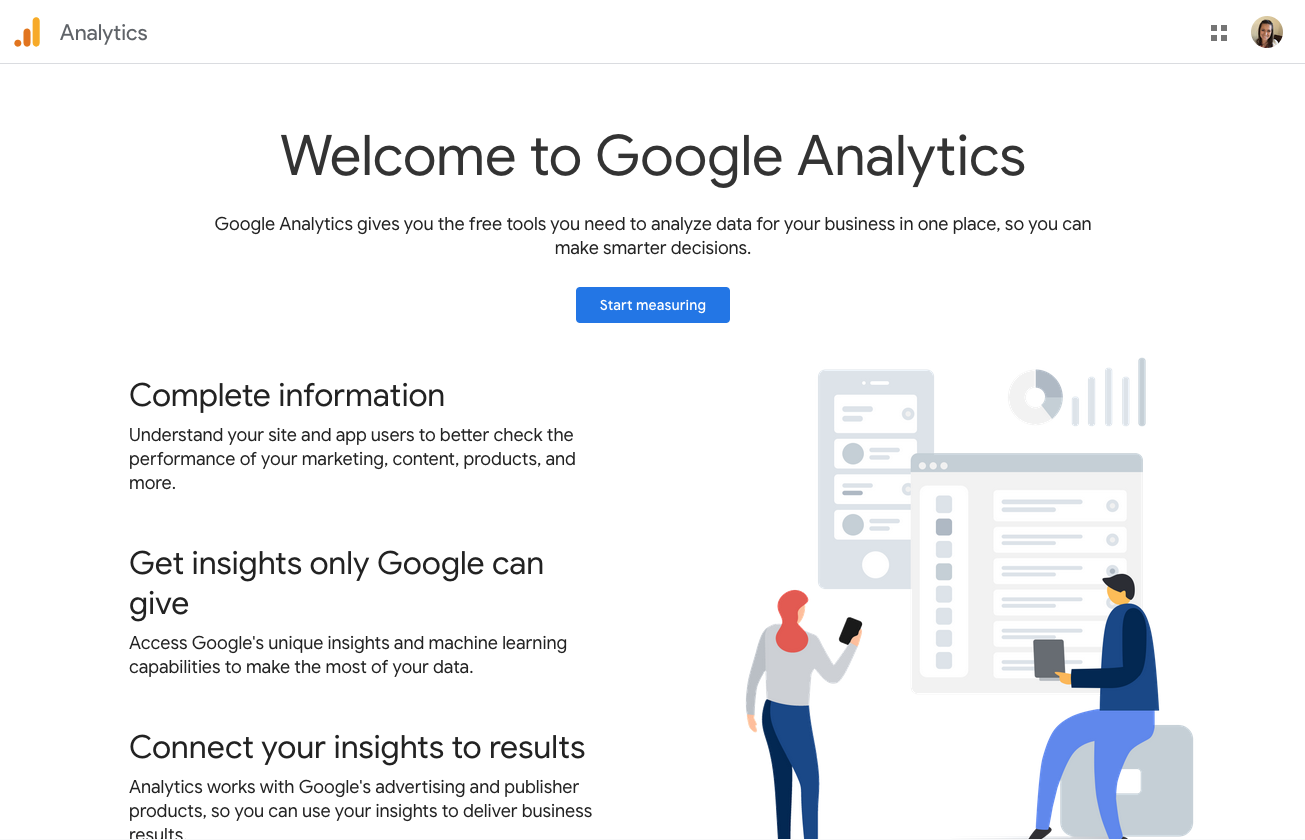 Welcome to Google Analytics