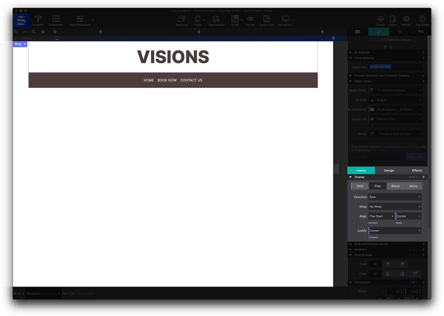 Flexbox Positioning